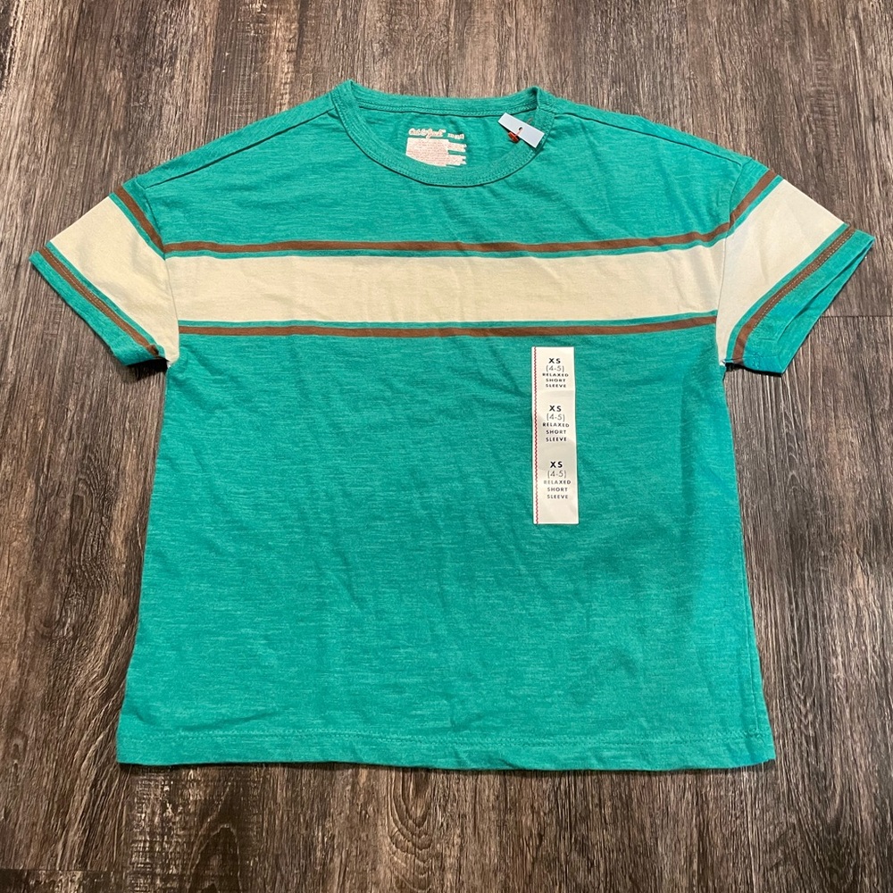 Cat & Jack Stripe Shirt 4/5